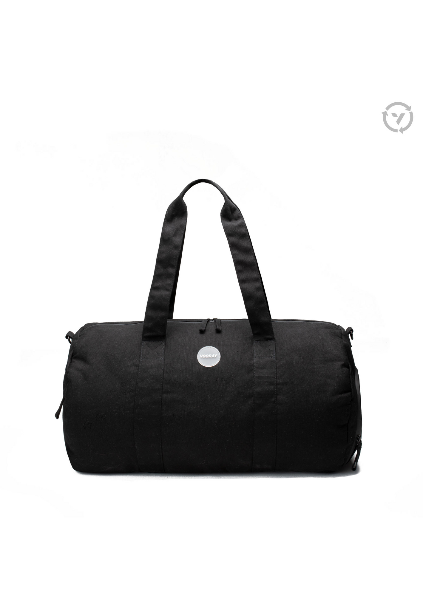 Vooray Savanna Organic Duffel Obsidian - De essentiële reistas, handbagagetas en weekendtas