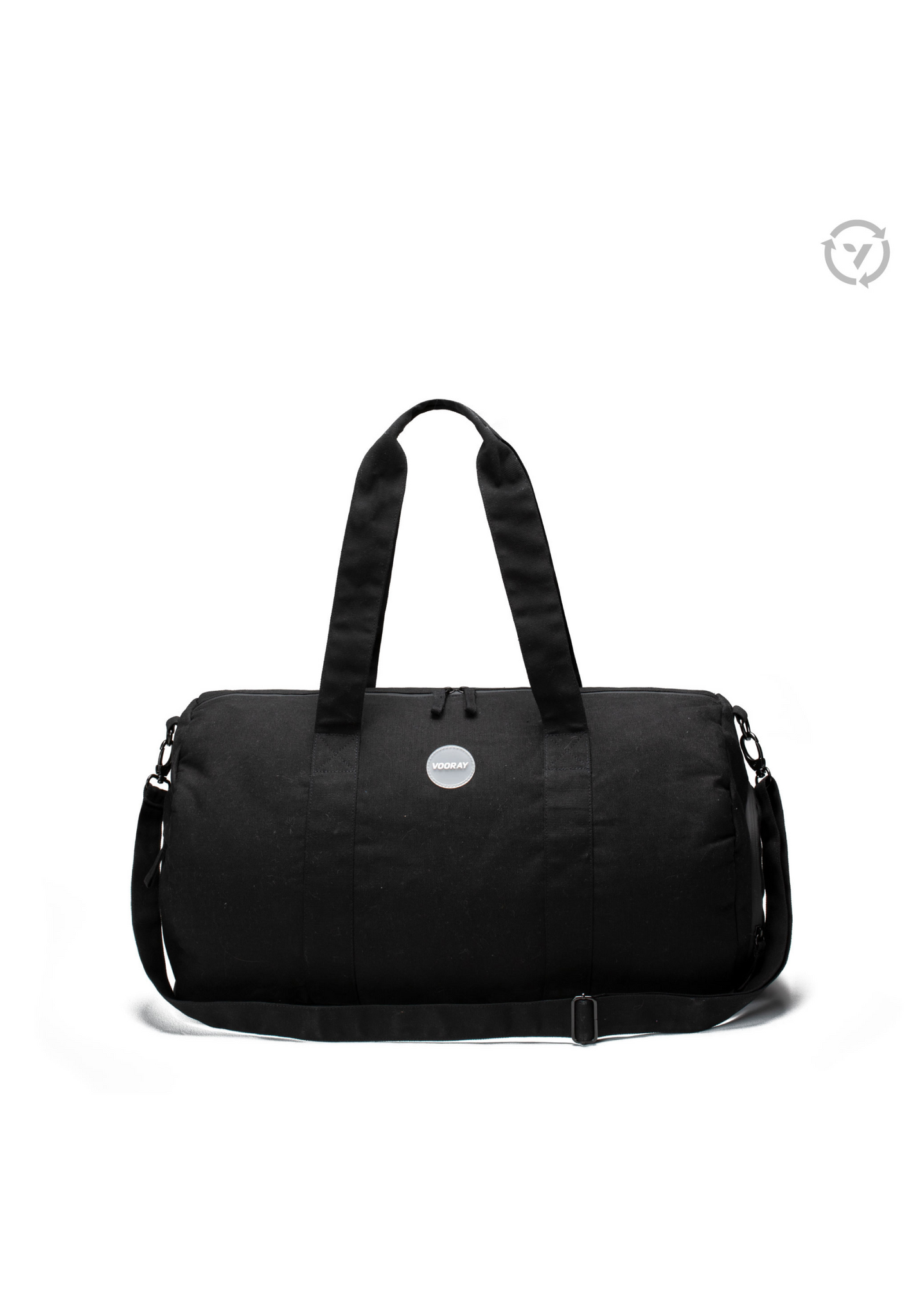 Vooray Savanna Organic Duffel Obsidian - Le sac de voyage, le bagage à main et le sac de week-end indispensables 