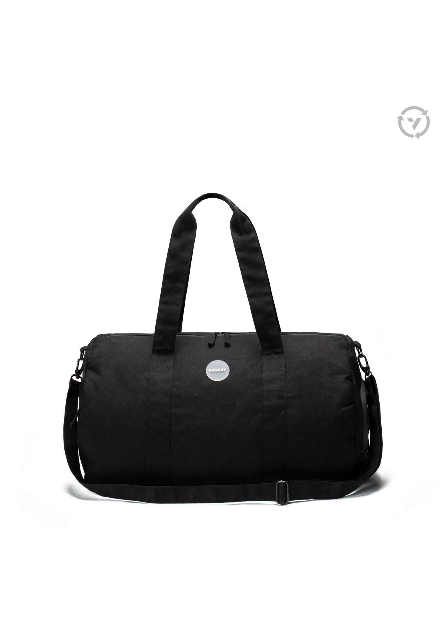 Vooray Savanna Organic Duffel Obsidian - De essentiële reistas, handbagagetas en weekendtas