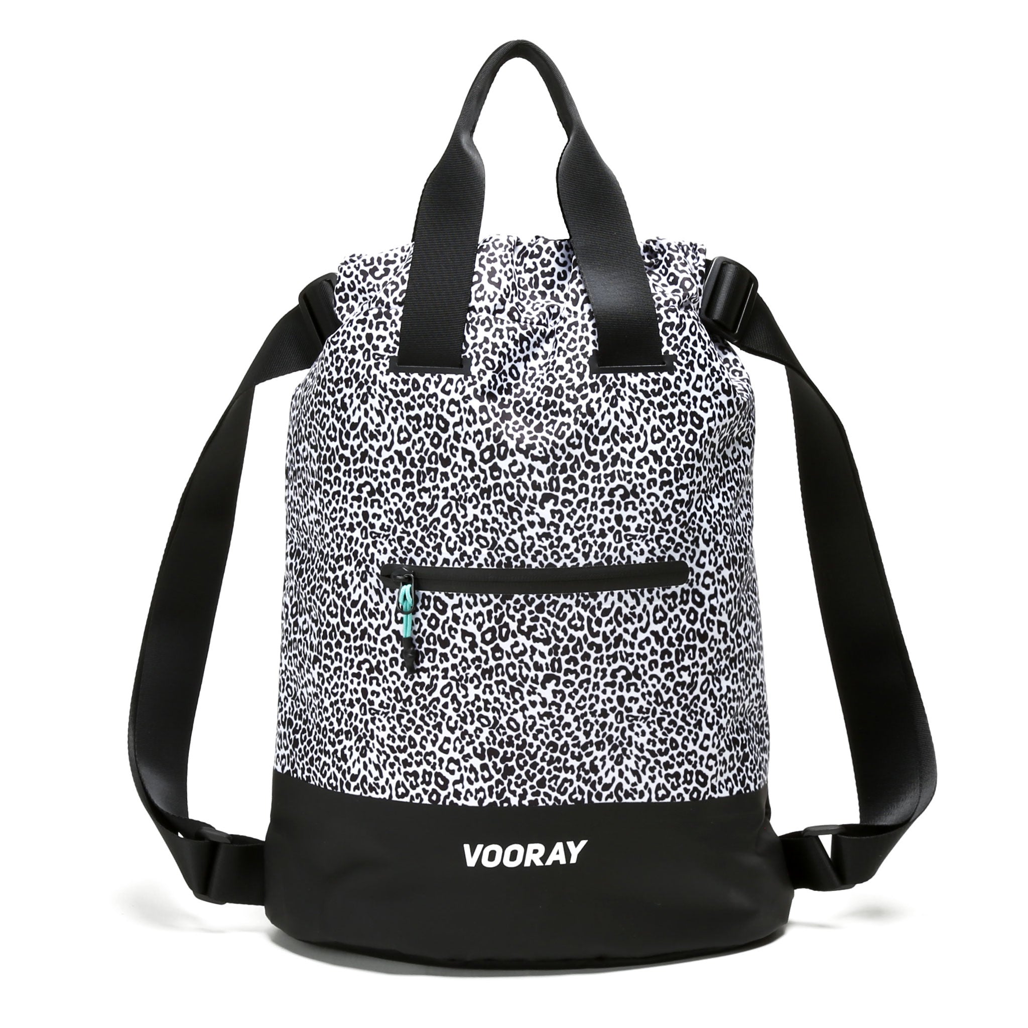 Vooray Flex Cinch Backpack - 23L Rugtas met Trekkoord (Black Foil)